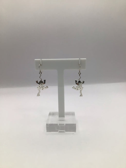 Far Fetched Vintage Frog Earrings